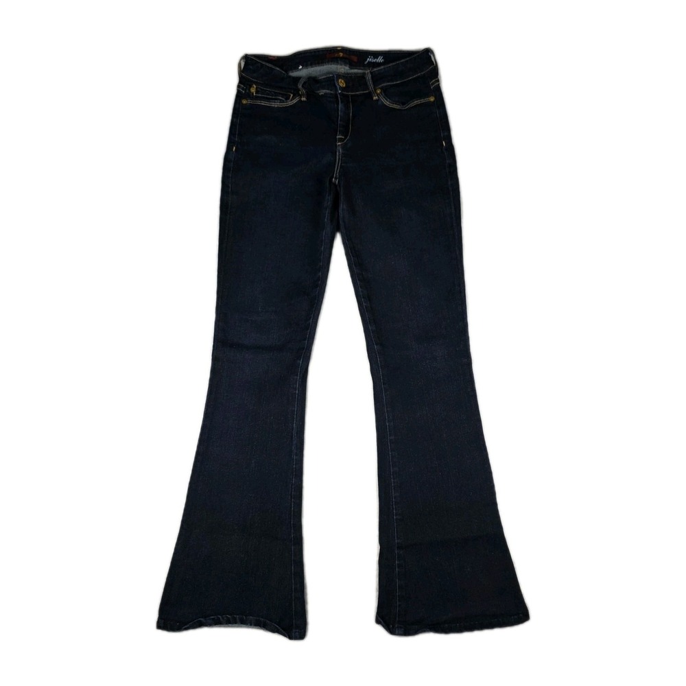 7 For All Mankind Jeans Womens Size 26 Jiselle Flare Dark Wash Blue Denim Pants